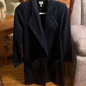 Faux suede / velvet jacket new